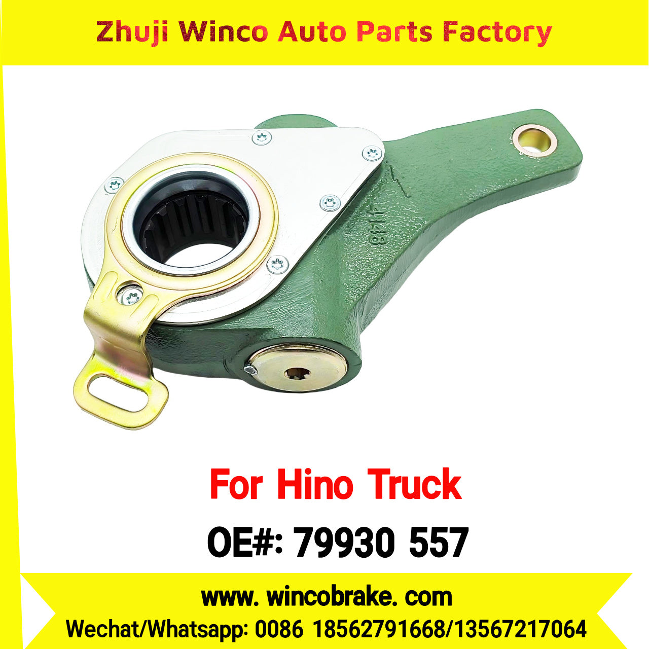 Winco OEM 79930 557 Automatic Slack Adjuster for Suit to Japanese HINO Truck 500 EURO 4 TRUCKS 14 Teeth Spare Parts