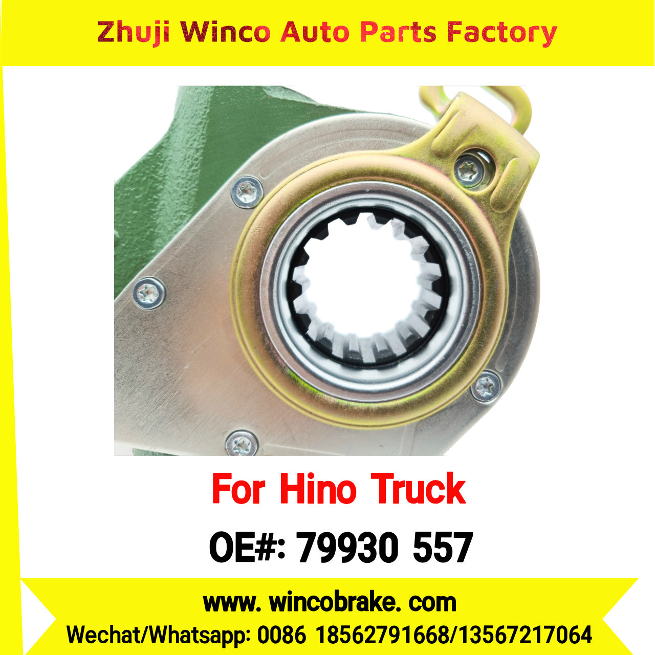 Winco OEM 79930 557 Automatic Slack Adjuster for Suit to Japanese HINO Truck 500 EURO 4 TRUCKS 14 Teeth Spare Parts