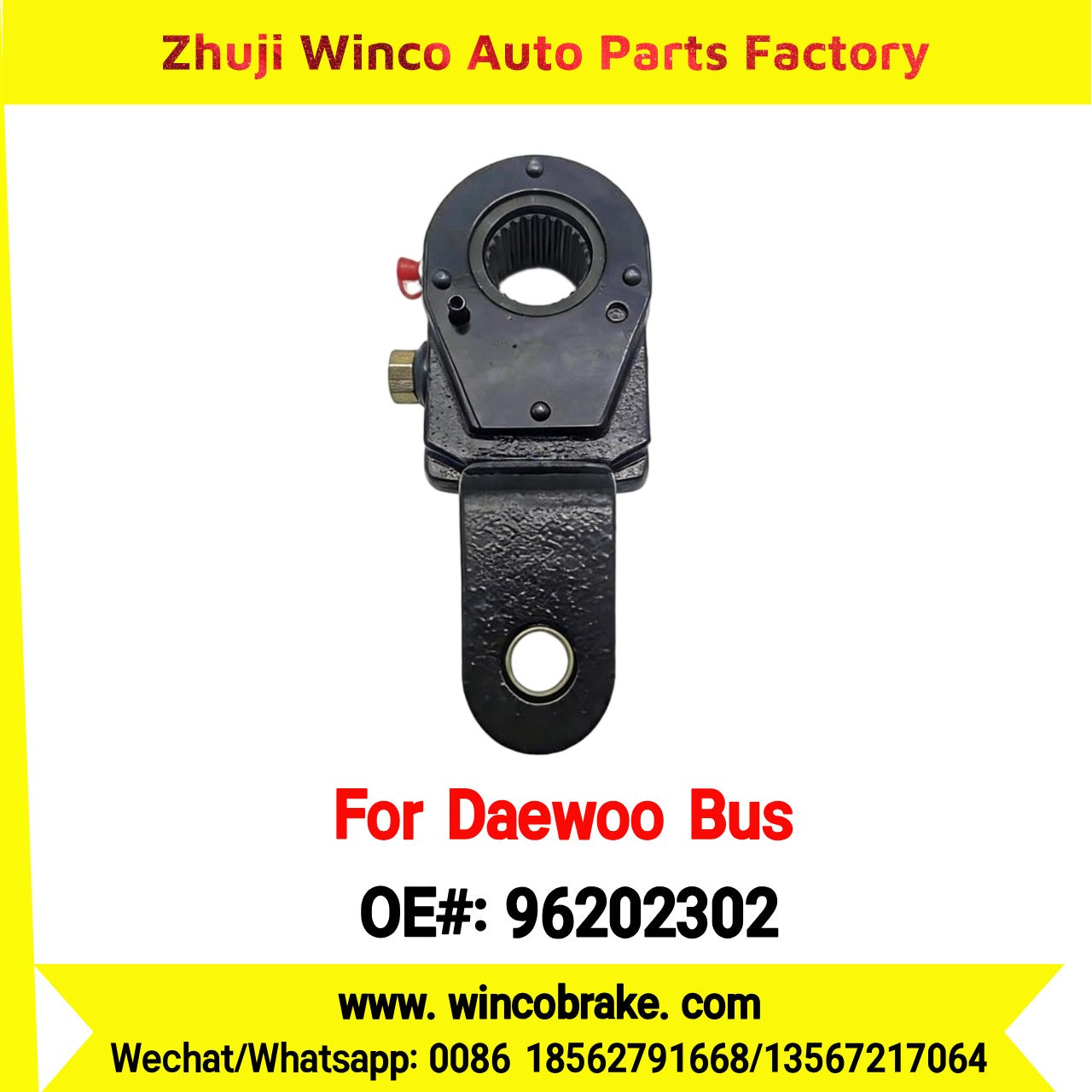 Winco OEM 96202302 Manual Slack Adjuster 25 Teeth BH090 BH116 Engine Parts for Suit to Daewoo Bus South Korea