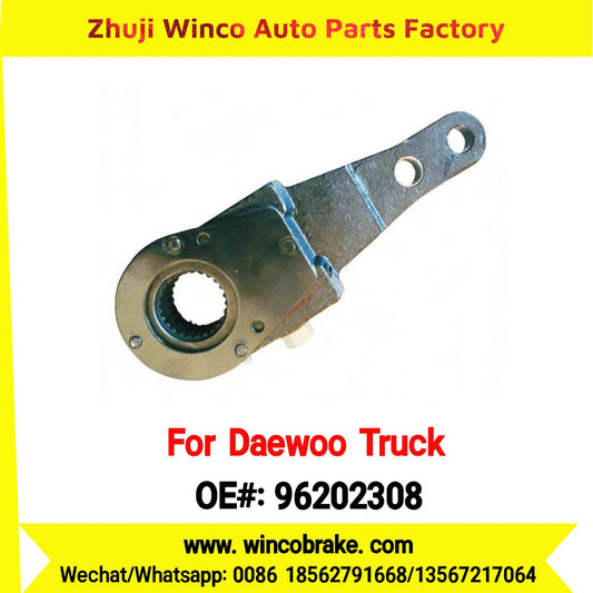 Winco OEM 96202308 Manual Slack Adjuster Suit to DAEWOO Trucks Parts Straight 25 Teeth South Korea Southeast Asia Market To Replace Haldex