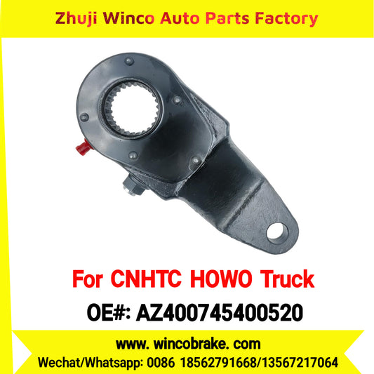 Winco OEM AZ400745400520 Manual Slack Adjuster for Auto Adjusting Arm for CNHTC HOWO Truck Spare Parts 26 Teeth
