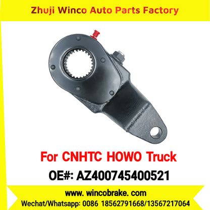 Winco OEM AZ400745400521 Manual Slack Adjuster for Auto Adjusting Arm for CNHTC HOWO Truck Spare Parts 26 Teeth