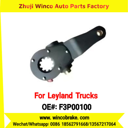 Winco OEM F3P00100 Manual Slack Adjuster for India Series Leyland Trucks Parts Rear Left 10 TEETH MEI MSA 18-150 New Condition Brake Assembly