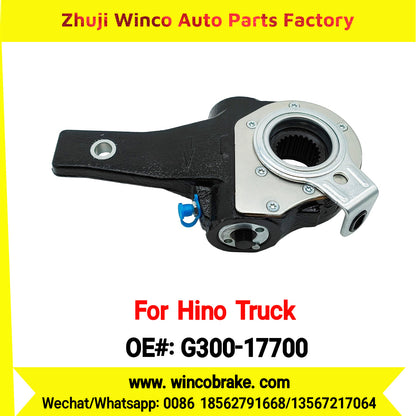 Winco OEM G300-17700 Automatic Slack Adjuster Suit to Japanese HINO Truck 1 Hole 24 Teeth Spare Parts To Replace Haldex Slack Adjuster