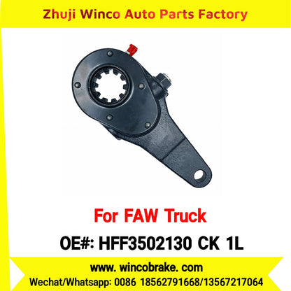 Winco OEM HFF3502130 CK 1L Manual Slack Adjuster for Suit to China FAW Trucks FAW Hanwei Series 10 Teeth Brake Systems