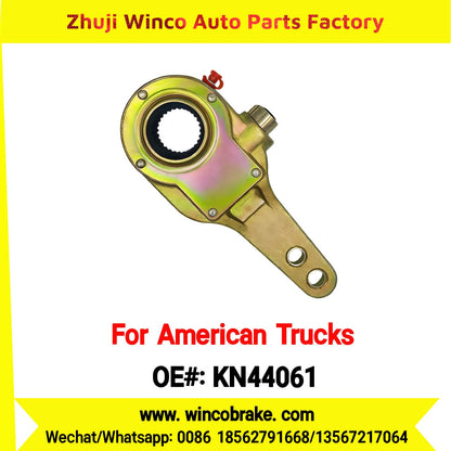 Winco OEM KN44061 Manual Brake Slack Adjuster MERITOR AXLE Truck Trailer Straight 2 Holes 28 Spline Brake Systems Accessory American Trucks Type To Replace Haldex KN44061