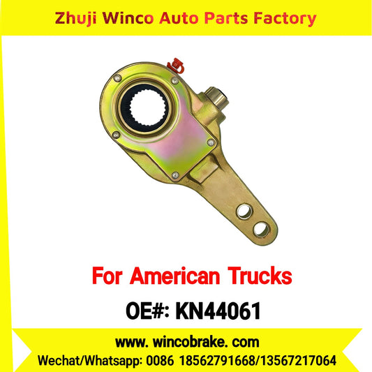 Winco OEM KN44061 Manual Brake Slack Adjuster MERITOR AXLE Truck Trailer Straight 2 Holes 28 Spline Brake Systems Accessory American Trucks Type To Replace Haldex KN44061