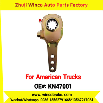 Winco OEM KN47001 New Forged Steel Manual Brake Adjuster 3 Holes 10 Teeth Export to North American Market
