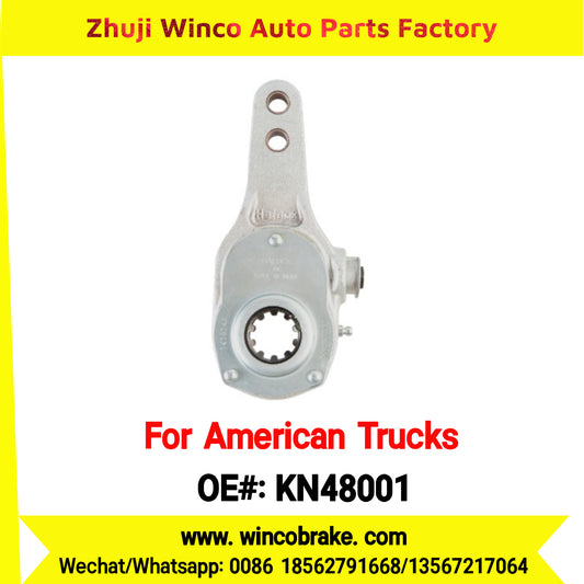 Winco OEM KN48001 Manual Brake Slack Adjuster Semi Truck Trailer Straight 10 Spline Brake Systems Accessory American Trucks Type To Replace Haldex KN48001