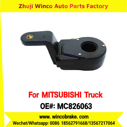 Winco OEM MC826063 Manual Slack Adjuster for Suit to Japanese FUSO FRONT MITSUBISHI Trucks LH 25 Teeth Spare Parts to Fit Trailer for Southeast Asia Market