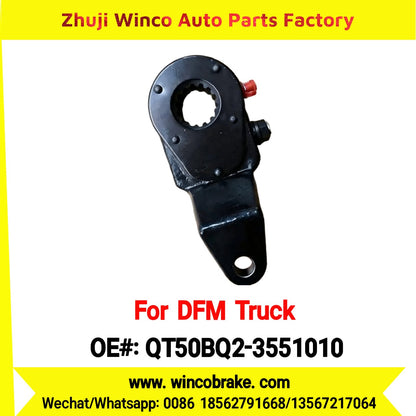Winco OEM QT50BQ2-3551010 Manual Slack Adjuster for Suit to Chinese DONGFENG DFM Truck 153 Front RH 14 teeth