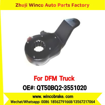 Winco OEM QT50BQ2-3551020 Manual Slack Adjuster for Suit to Chinese DONGFENG DFM Truck New Auman Front LH 14 teeth