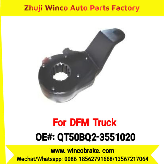 Winco OEM QT50BQ2-3551020 Manual Slack Adjuster for Suit to Chinese DONGFENG DFM Truck New Auman Front LH 14 teeth